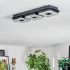 Walon Lampa sufitowa LED Czarny, 1-punktowy