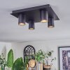 Udena Lampa sufitowa LED Czarny, 4-punktowe