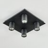 Udena Lampa sufitowa LED Czarny, 4-punktowe