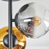 Koyoto lampa sufitowa, kula świetlna 31 cm złoty, przezroczysty, miedziany, przydymiony, 4-punktowe
