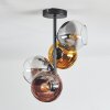 Koyoto lampa sufitowa, kula świetlna 31 cm złoty, przezroczysty, miedziany, przydymiony, 4-punktowe