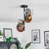 Koyoto lampa sufitowa, kula świetlna 31 cm złoty, przezroczysty, miedziany, przydymiony, 4-punktowe