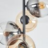 Koyoto lampa sufitowa, kula świetlna 31 cm bursztynowy, przezroczysty, przydymiony, 4-punktowe
