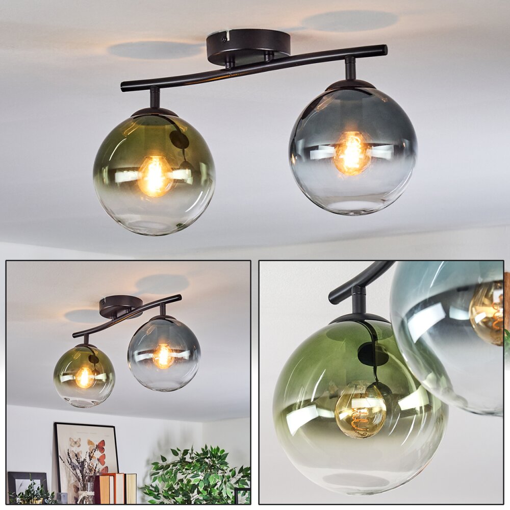 Gastor Lampa sufitowa, Kula świetlna Niebeieski, Zielony, Przezroczysty, 2-punktowe main product photo