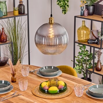 Koyoto Lampa wisząca, Kula świetlna, Lampa wisząca Złoty, 1-punktowy