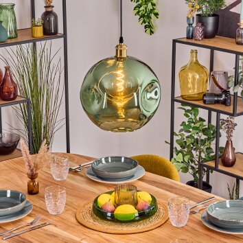 Ripoll Lampa wisząca, Kula świetlna, Lampa wisząca Złoty, 1-punktowy Ripoll Lampa wisząca, Kula świetlna, Lampa wisząca Złoty, 1-punktowy