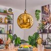 Ripoll lampa wisząca, kula świetlna, lampa wisząca złoty, 1-punktowy