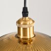 Koyoto lampa wisząca, kula świetlna, lampa wisząca złoty, 1-punktowy