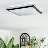 Castasegna Lampa sufitowa, Panel LED Czarny, Biały, 1-punktowy