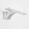 Zaire Lampa oświetlająca lustro, Lampa ścienna LED Chrom, Srebrny, 1-punktowy, Czujnik ruchu