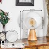 Velmo lampa stołowa LED kolory naturalne, 1-punktowy