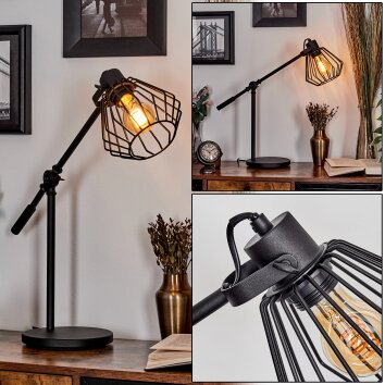 Albreda Lampa stołowa LED Czarny, 1-punktowy