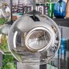 Ripoll lampa wisząca, kula świetlna, lampa wisząca bursztynowy, przezroczysty, przydymiony, 6-punktowe