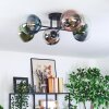 Gastor Lampa sufitowa, Kula świetlna 62 cm Niebeieski, Chrom, Zielony, Przezroczysty, W kolorze miedzi, Przydymiony, 6-punktowe
