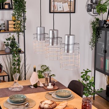 Neran Lampa wisząca, Lampa wisząca Ocynkowany, 3-punktowe
