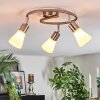 Mirlo Lampa sufitowa, Spot sufitowy Chrom, Nikiel matowy, 3-punktowe