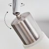 Mirlo Lampa sufitowa, Spot sufitowy Chrom, Nikiel matowy, 3-punktowe