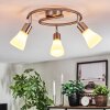 Mirlo Lampa sufitowa, Spot sufitowy Chrom, Nikiel matowy, 3-punktowe