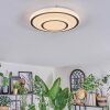 Borin Lampa sufitowa LED Szary, Biały, 1-punktowy
