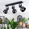 Tylar Lampa sufitowa, Spot sufitowy Czarny, 3-punktowe