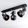 Tylar Lampa sufitowa, Spot sufitowy Czarny, 3-punktowe