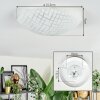 Gravli Lampa sufitowa LED Biały, 1-punktowy