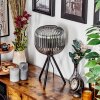 Trion Lampa stołowa Czarny, 1-punktowy