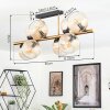 Koyoto lampa sufitowa, kula świetlna złoty, czarny, 8-punktowe