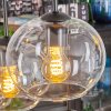 Apedo lampa wisząca, kula świetlna, lampa wisząca bursztynowy, przezroczysty, przydymiony, 6-punktowe