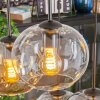 Apedo lampa wisząca, kula świetlna, lampa wisząca bursztynowy, przezroczysty, przydymiony, 6-punktowe