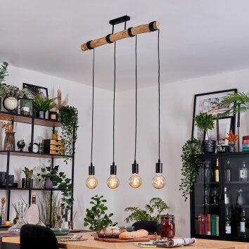 Soungou Lampa wisząca, Lampa wisząca Ecru, Czarny, 4-punktowe