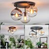 Gastor Lampa sufitowa, Kula świetlna W kolorze bursztynu, Przezroczysty, Przydymiony, 3-punktowe