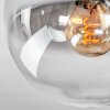 Gastor Lampa sufitowa, Kula świetlna W kolorze bursztynu, Przezroczysty, Przydymiony, 3-punktowe