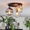 Gastor Lampa sufitowa, Kula świetlna W kolorze bursztynu, Przezroczysty, Przydymiony, 3-punktowe