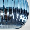 Koyoto lampa sufitowa, kula świetlna niebeieski, złoty, zielony, 3-punktowe