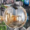 Koyoto lampa wisząca, kula świetlna, lampa wisząca bursztynowy, przezroczysty, 6-punktowe