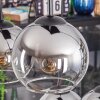 Koyoto Lampa wisząca, Kula świetlna, Lampa wisząca Chrom, Przezroczysty, Przydymiony, 6-punktowe