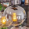 Apedo lampa wisząca, kula świetlna, lampa wisząca bursztynowy, przezroczysty, przydymiony, 6-punktowe