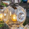 Ripoll Lampa wisząca, Kula świetlna, Lampa wisząca W kolorze bursztynu, 6-punktowe