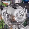 Ripoll Lampa wisząca, Kula świetlna, Lampa wisząca Przezroczysty, Przydymiony, 6-punktowe