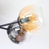 Koyoto Lampa sufitowa, Kula świetlna W kolorze bursztynu, Przezroczysty, Przydymiony, 6-punktowe
