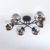 Gastor Lampa sufitowa, Kula świetlna Chrom, Przezroczysty, Przydymiony, 6-punktowe