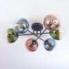 Gastor lampa sufitowa, kula świetlna 62 cm niebeieski, zielony, przezroczysty, miedziany, 6-punktowe
