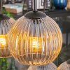 Koyoto lampa wisząca, kula świetlna, lampa wisząca bursztynowy, 6-punktowe