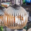 Ripoll lampa wisząca, kula świetlna, lampa wisząca bursztynowy, 6-punktowe
