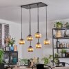 Ripoll lampa wisząca, kula świetlna, lampa wisząca bursztynowy, 6-punktowe