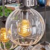 Koyoto Lampa wisząca, Kula świetlna, Lampa wisząca W kolorze bursztynu, Przezroczysty, Przydymiony, 6-punktowe