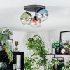 Gastor lampa sufitowa, kula świetlna niebeieski, zielony, przezroczysty, miedziany, 3-punktowe
