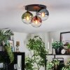 Gastor lampa sufitowa, kula świetlna niebeieski, zielony, przezroczysty, miedziany, 3-punktowe