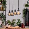 Yaak Lampa wisząca, Lampa wisząca Ecru, Czarny, 4-punktowe